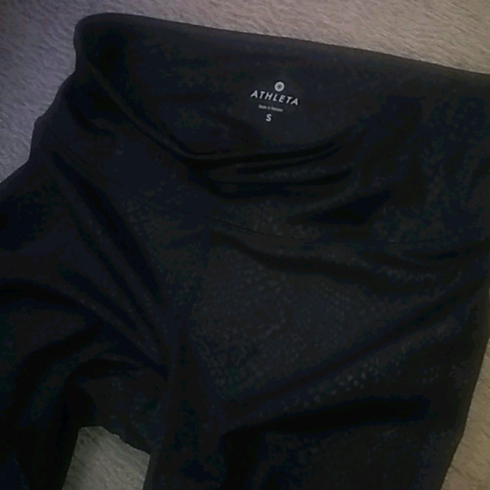 Athleta snakeskin leggings